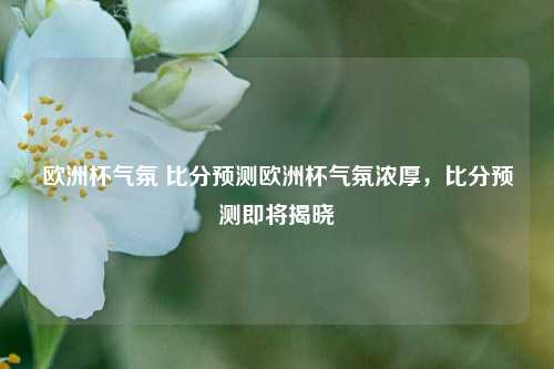 欧洲杯气氛 比分预测欧洲杯气氛浓厚，比分预测即将揭晓
