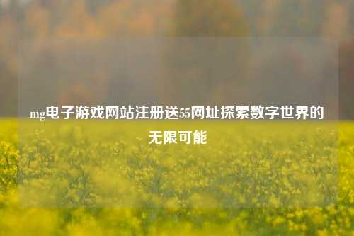 mg电子游戏网站注册送55网址探索数字世界的无限可能