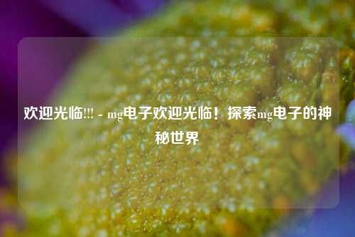 欢迎光临!!! - mg电子欢迎光临！探索mg电子的神秘世界