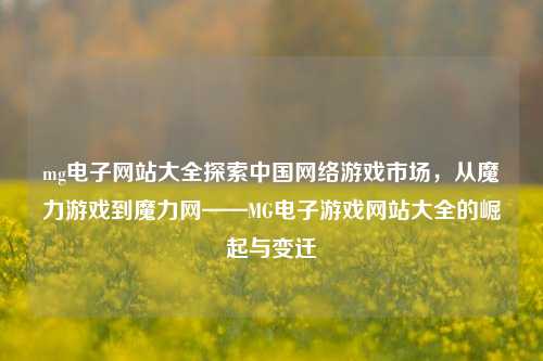 mg电子网站大全探索中国网络游戏市场，从魔力游戏到魔力网——MG电子游戏网站大全的崛起与变迁