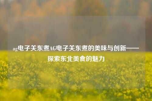 ag电子关东煮AG电子关东煮的美味与创新——探索东北美食的魅力