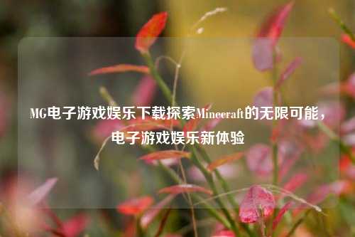 MG电子游戏娱乐下载探索Minecraft的无限可能，电子游戏娱乐新体验