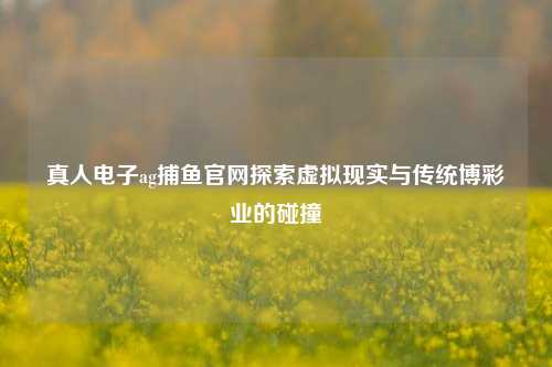 真人电子ag捕鱼官网探索虚拟现实与传统博彩业的碰撞