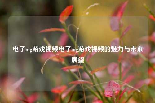 电子mg游戏视频电子mg游戏视频的魅力与未来展望