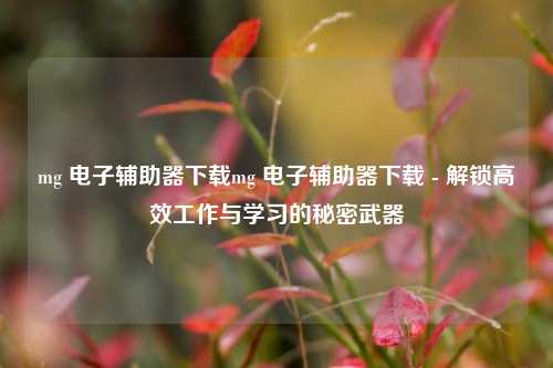 mg 电子辅助器下载mg 电子辅助器下载 - 解锁高效工作与学习的秘密武器