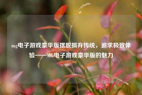 mg电子游戏豪华版摆脱摒弃传统，追求极致体验——MG电子游戏豪华版的魅力