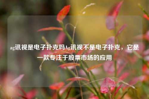 ag讯视是电子扑克吗Ag讯视不是电子扑克，它是一款专注于股票市场的应用