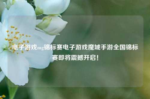 电子游戏mg锦标赛电子游戏魔域手游全国锦标赛即将震撼开启！