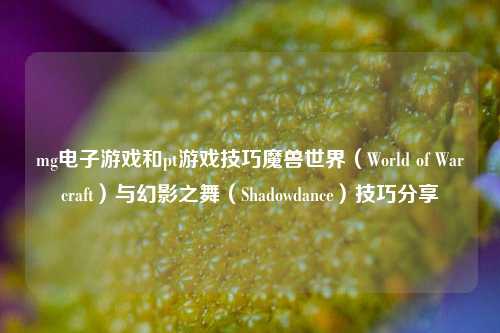 mg电子游戏和pt游戏技巧魔兽世界（World of Warcraft）与幻影之舞（Shadowdance）技巧分享
