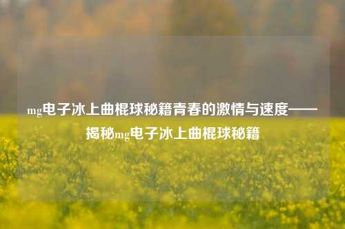 mg电子冰上曲棍球秘籍青春的激情与速度——揭秘mg电子冰上曲棍球秘籍