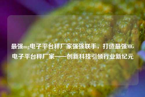 最强mg电子平台秤厂家强强联手，打造最强MG电子平台秤厂家——创新科技引领行业新纪元