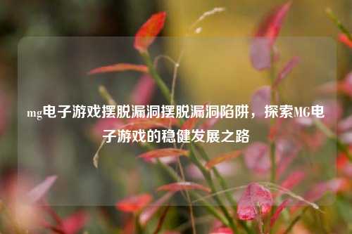 mg电子游戏摆脱漏洞摆脱漏洞陷阱，探索MG电子游戏的稳健发展之路
