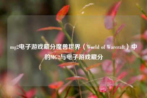 mg2电子游戏藏分魔兽世界（World of Warcraft）中的MG2与电子游戏藏分