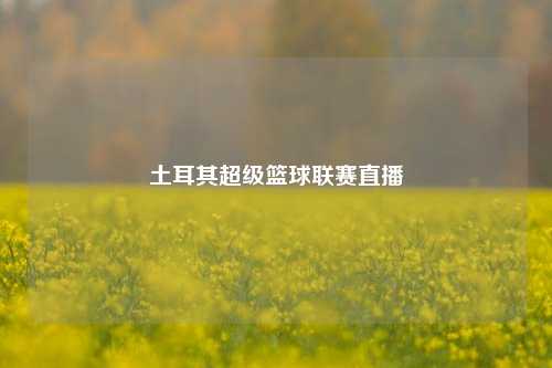 土耳其超级篮球联赛直播